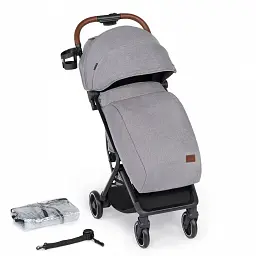 Прогулянкова коляска Kinderkraft Nubi Grey - мініатюра 5