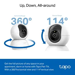 IP-Камера Tapo C230 3MP N300 microSD motion detection 360° mic TP-Link teh0015935 - мініатюра 6