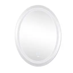 Дзеркало Lidz Vida 700x500 з LED-підсвічуванням Touch, з антизапотіванням, з диммером яскравості LD78LF5070 - мініатюра 4