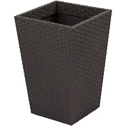 Горщик для квітів Keter Medium Rattan Planter коричневий 55.4 л (17192301) - мініатюра 2
