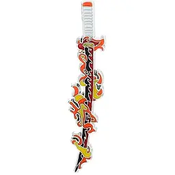 Значок пін Клинок розсікаючий демонів Катана Ренгоку Demon Slayer Katana Rengoku 7 см