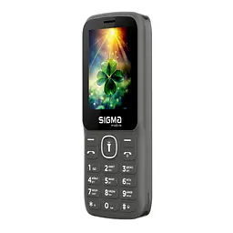 Мобільний телефон Sigma X-style 242 LUCKY Grey (4827798792926) - мініатюра 4
