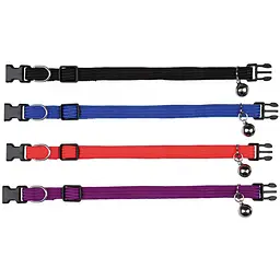 Нашийник для кішок Trixie Elastic нейлоновий з дзвіночком (кольори в асортименті)