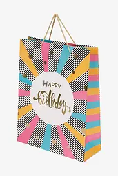 Пакет подарунковий HAPPY BIRTHDAY DW0510X25 Різнокольоровий shop (2000990854827)