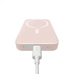 Портативна батарея Baseus Magnetic Xiaomini Wireless Fast Charge Power Bank 10000 mAh 20W PPCX030004 Pink - мініатюра 4