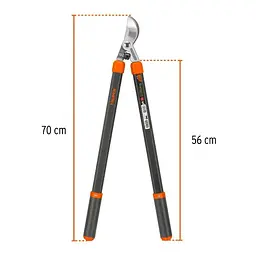 Гілкоріз Truper площинний алюмінієві ручки з TPR накладками 520 мм (TF-122) - мініатюра 2