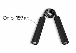 Кистьовий еспандер EasyFit Hand Grip PRO 159 кг чорний (350 lb) - мініатюра 4