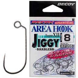 Крючок Decoy AH-12 Area Hook Jiggy 4 (10 шт/уп)