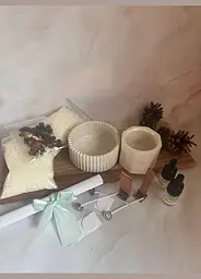 Набір для створення 2-х соєвих арома-свічок Hand Made білий