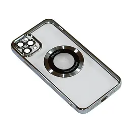 Магнітний чохол XON PhoneCase Magnetic для iPhone 11 Pro Max (PCMC1111400G 8154) Сірий/Прозорий