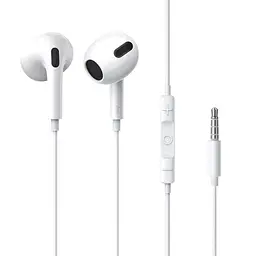 Навушники Baseus Encok 3.5mm lateral in-ear Wired Earphone H17 Білий NGCR020002