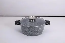 Каструля з кришкою Bohmann BH-7450-28CRM 28 см 5.8 л сіра - мініатюра 6