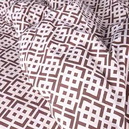 Простирадло MirSon Abstract Brown бязь 110 x 160 см (2200013165057) - мініатюра 2