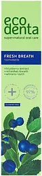 Зубна паста Ecodenta Green Line Fresh Breath Свіже дихання з чорницею 100 мл - мініатюра 3