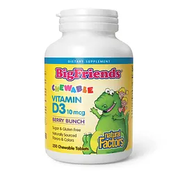 Вітамін D3 Vitamin D3 10 мкг (400 IU) - 250 таблеток Berry Bunch
