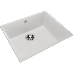 Мийка кухонна GRANADO Under top L white (gr3505) - мініатюра 2