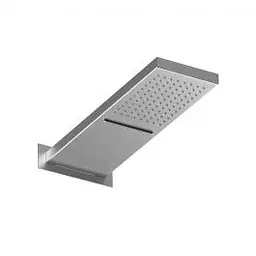 Верхній душ Paffoni Cascade Rettangolare 53x16 см steel ZSOF099ST, Нержавіюча сталь