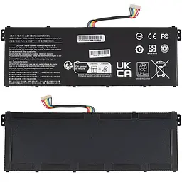 Батарея для ноутбука Acer AC14B8K (Aspire: E5-771 ES1-511 V3-371 series) 15.2V 3485mAh 53Wh Чорний - мініатюра 2