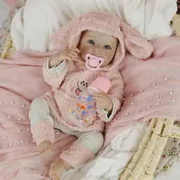 Колекційна силіконова лялька реборн новонароджена дитина reborn Reborn Dolls det0018881 - мініатюра 3