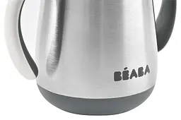 Металевий поїльник Beaba з трубочкою, 250 мл, сірий (913536) - мініатюра 5