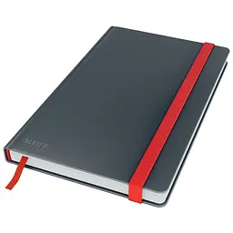 Блокнот А5 80 л Leitz Cosy тверда обкладинка на гумці сірий (4454-00-89)