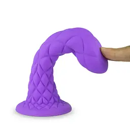 Фалоімітатор Silexd Fantasy Line Dreamy 7”, 18.5 см (фіолетовий) - мініатюра 6