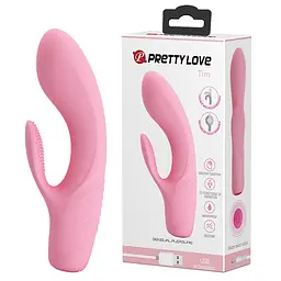Вібратор-кролик Pretty Love Tim Vibrator Light 15.5 см рожевий - мініатюра 2