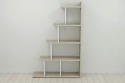 Етажерка Ferrum-decor Стелла 1600x1020x300 Білий метал ДСП Дуб Сонома (FRD-103469) - мініатюра 4