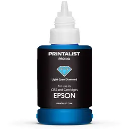 Чорнило PRINTALIST для Epson 140г Light Cyan водорозчинне (PL-INK-EPSON-LC) - мініатюра 3