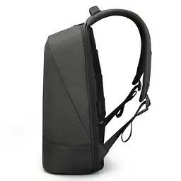 Рюкзак міський офісний Tigernu T-B3595 19л з USB для ноутбука 15.6" Black Grey (17053) - мініатюра 2