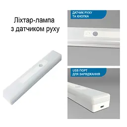 Набір Плед вовняний П7 біл-беж-кор 140×200 см + Ліхтар-лампа LED 21см з датчиком руху Love You 4213-F - мініатюра 5