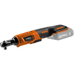 Тріскачка аккумуляторна Neo Tools Energy+ 18В 250 об/хв 60 Нм 3/8" адаптер 1/2" 0.89 кг без АКБ та ЗП
