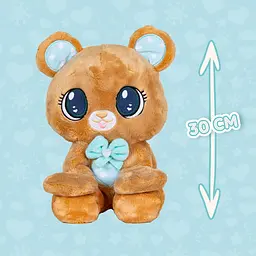 М’яка іграшка Peekapets Ведмедик коричневий 30 см (907867) - мініатюра 6