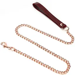 Нашийник з повідцем Liebe Seele Wine Red Collar and Leash - мініатюра 5