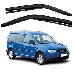 Дефлектори вікон ветровики Volkswagen Caddy 2004-2020 перед скотч SunPlex (SP-S-10)