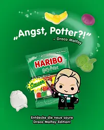 Желейні цукерки Haribo Harry Potter Draco Malfoy 160г - мініатюра 2