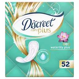 Повсякденні прокладки Discreet Zone Plus Deo Water Lily 52 шт. - мініатюра 2