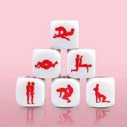 Гральний кубик для сексу Secret Play Gay Kamasutra, 1 шт (білий) - мініатюра 4