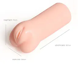 Мастурбатор-вагіна двошаровий Kokos Sandara Double Layer - мініатюра 3
