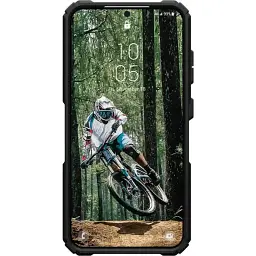Чохол-накладка Urban Armor Gear Plasma XTE MagSafe для Samsung Galaxy S24 SM-S921 Black/Silver (214448114034) - мініатюра 2