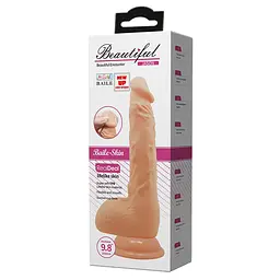 Реалістичний вібратор Baile Beautiful Encounter Jason 25 см тілесний - мініатюра 8