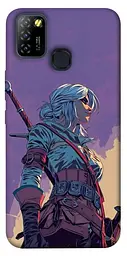 TPU чохол Demsky The witcher ciri для Infinix Hot 10 Lite