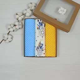 Пелюшки дитячі a.l.babybox Ловець снів 50х80 см 3 шт. Жовто-блакитний (NA 18169837)