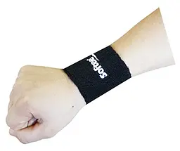 Напульсники SOFTEE Wristbands black (пара) - мініатюра 2