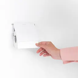 Тримач для туалетного паперу Brabantia ReNew, білий (414565) - мініатюра 2