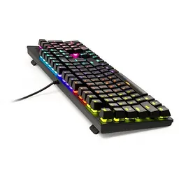 Клавіатура Vinga KBGM-100 LED Blue Switch USB Black (KBGM-100 Black) - мініатюра 4
