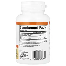 Лютеїн Natural Factors Lutein 20 мг 30 желатинових капсул - мініатюра 2