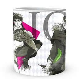 Кухоль GeekLand Неймовірні пригоди ДжоДжо JoJo's Bizarre Adventure Джонатан та Діо vol.1 JJ 02.584 330 мл білий - мініатюра 2