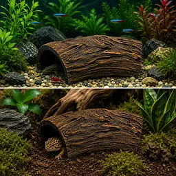 Декорація Hobby Root Wood Cave 1 17x8,5x5 см для акваріума і тераріуму (41790) - мініатюра 3