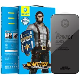 Захисне 2.5D скло Full Cover Anti-Peep для Samsung Galaxy S26+ Чорний Blueo teh0030338